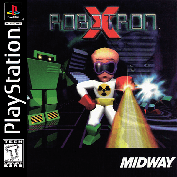 Robotron X box art for Playstation